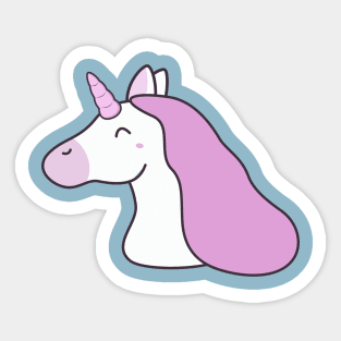 Kawaii Cute Magical Unicorn T-Shirt Sticker